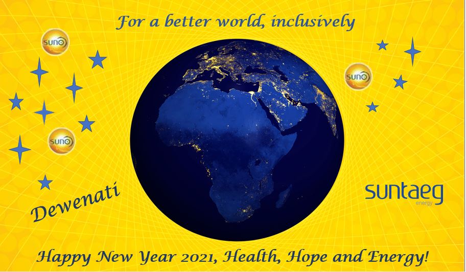 Happy New Year 2021, Health, Hope and Energy!
